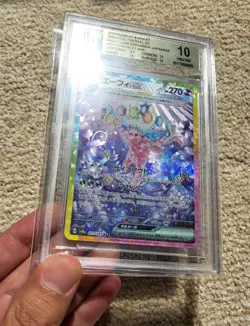 Scarlet & Violet Espeon EX SAR #211 Pokemon TCG Terastal Festival BGS 10 Graded - Image 1