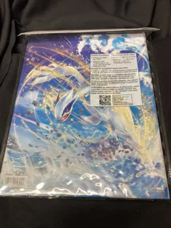 Pokemon Sword and Shield 12 Lugia and Alolan Vulpix 9 Holder Pocket Portfolio - Image 1
