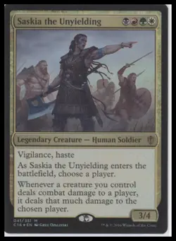 MTG Commander 2016 #41 Saskia the Unyielding Lightly played tcg - Image 1