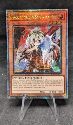 Ghost Ogre & Snow Rabbit RA04-EN015 - Yugioh TCG - QCR Misprint Stamp - NM - Image 1