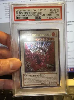 YUGIOH PSA 10 Black Rose Dragon CSOC-EN039 Ultimate Rare 1st Edition PSA 10 - Image 4