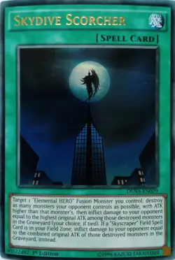 DUSA-EN029 SKYDIVE SCORCHER ULTRA RARE 1ST EDITION YuGiOh CARD - Image 1