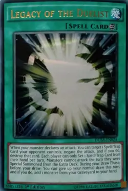 DUSA-EN024 LEGACY OF THE DUELIST ULTRA RARE 1ST EDITION YuGiOh CARD - Image 1