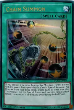 DUSA-EN011 CHAIN SUMMON ULTRA RARE 1ST EDITION YuGiOh CARD - Image 1