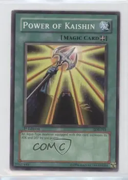Power of Kaishin 1st Ed. YuGiOh Legend Blue Eyes White Dragon #LOB-044 2002 0t5 - Image 1