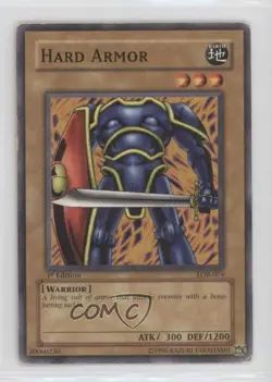 Hard Armor 1st Ed. YuGiOh Legend of Blue Eyes White Dragon #LOB-074 2002 0qe9 - Image 1