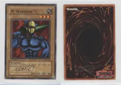 M-Warrior #1 1st Ed. YuGiOh Legend of Blue Eyes White Dragon #LOB-076 2002 0fb0 - Image 3