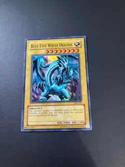 Blue-Eyes White Dragon SKE-001 Super Rare Yugioh Card Trading TCG - Image 2