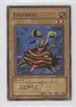 Firegrass 1st Ed. YuGiOh Legend of Blue Eyes White Dragon #LOB-018 2002 0fb0 - Image 1