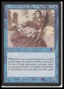 MTG Urza's Destiny #43 Rayne, Academy Chancellor Lightly played tcg - Image 1