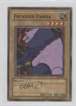 Frenzied Panda 1st Ed. YuGiOh Legend of Blue Eyes White Dragon #LOB-081 12kb - Image 1