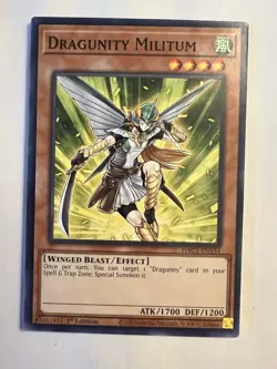 Dragunity Militum - HAC1-EN154 Yugioh Hidden Arsenal - 1st Edition - Near Mint - Image 1