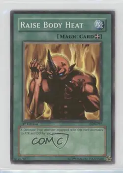 Raise Body Heat 1st Ed. YuGiOh Legend of Blue Eyes White Dragon #LOB-097 u3f - Image 1