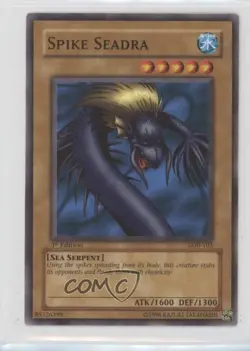 Spike Seadra 1st Ed. YuGiOh Legend of Blue Eyes White Dragon #LOB-103 2002 0fb0 - Image 1