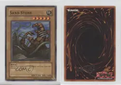 Sand Stone 1st Ed. YuGiOh Legend of Blue Eyes White Dragon #LOB-109 2002 16f0 - Image 3