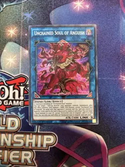 (YBL) UNCHAINED SOUL OF ANGUISH 1ST EDITION SECRET RARE CHIM-EN044 YUGIOH! LP - Image 1