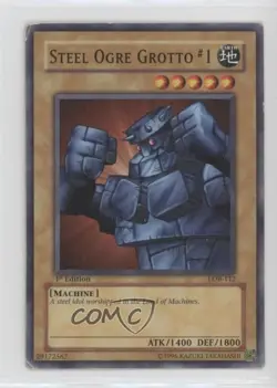 Steel Ogre Grotto #1 1st Ed. YuGiOh Legend of Blue Eyes White Dragon 2002 n3t - Image 1