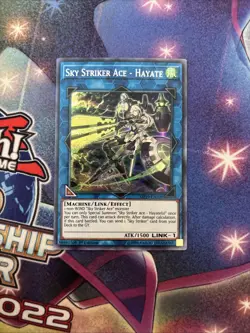 (YBL) Yugioh Sky Striker Ace - Hayate - MP19-EN109 - Prismatic Secret 1st LP - Image 1