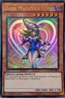 MVP1-EN056 DARK MAGICIAN GIRL ULTRA RARE 1ST EDITION YuGiOh CARD - Image 1
