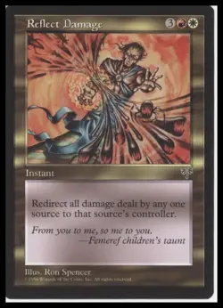 MTG Mirage # Reflect Damage Lightly played tcg - Image 1