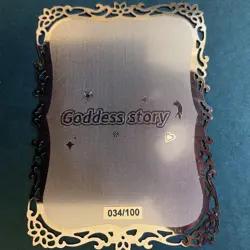 Goddess Story Gold METAL Card Maiden Party Serial Number #034/100! Anime Bikini - Image 5