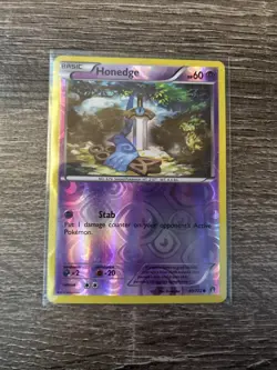 Honedge 60/122 XY Breakpoint Ultra Rare Reverse Holo Pokemon Card - Image 1