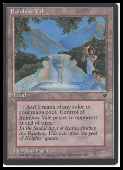 MTG Fallen Empires # Rainbow Vale Lightly played tcg - Image 1