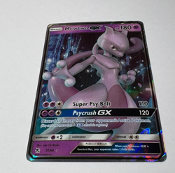 Pokemon TCG Mewtwo GX 31/68 SM Hidden Fates Holo Card NM - Image 1