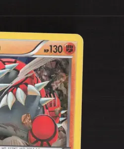 Groudon 84/160 Primal Clash Cracked Ice Holo Rare Pokemon Card MP - Image 4