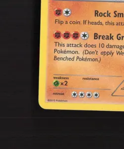 Groudon 84/160 Primal Clash Cracked Ice Holo Rare Pokemon Card MP - Image 5