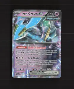 Iron Crown ex 081/162 Temporal Forces Ultra Rare Holo Pokemon Card NM - Image 1