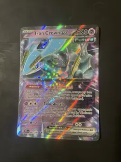 Iron Crown ex 081/162 Temporal Forces Ultra Rare Holo Pokemon Card NM - Image 1