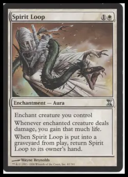 MTG Time Spiral #42 Spirit Loop Lightly played tcg - Image 1