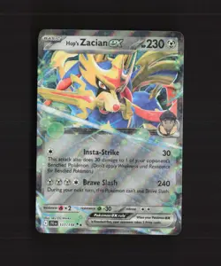 Hop's Zacian ex 111/159 Journey Together Ultra Rare Holo Pokemon Card NM - Image 1
