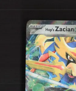 Hop's Zacian ex 111/159 Journey Together Ultra Rare Holo Pokemon Card NM - Image 3