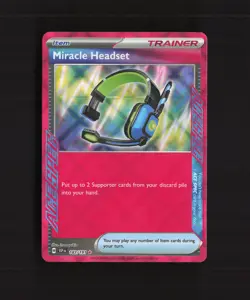 Miracle Headset 183/191 Surging Sparks Ultra Rare Holo Pokemon Card NM - Image 1