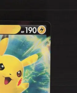Pikachu V SWSH198 Sword & Shield Black Star Promo Holo Pokemon Card LP - Image 4