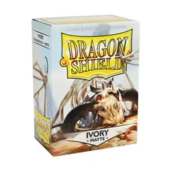 Arcane Tinmen Card Protection Standard Sleeves - Matte Ivory (100) SW (New) - Image 1