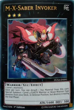 DUSA-EN095 M-X-SABER INVOKER ULTRA RARE 1ST EDITION YuGiOh CARD - Image 1