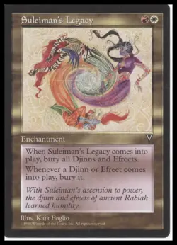 MTG Visions # Suleiman's Legacy Lightly played tcg - Image 1