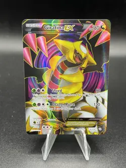 Pokemon Giratina-EX TCG Full Art Holo Card Dragons Exalted 124/124 LP+ YR1 - Image 1