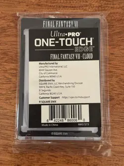 Ultra PRO One-Touch Edge Magnetic Card Holder - FINAL FANTASY VII - Cloud Strife - Image 2