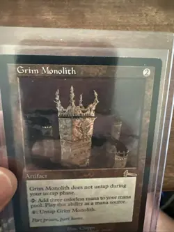 Grim Monolith Magic: The Gathering Card - Artifact Mana Source - Image 3