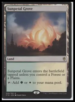 MTG Commander 2016 #329 Sunpetal Grove Lightly played tcg - Image 1