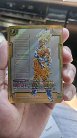Son Goku FB05-119 Super Alternate Art Secret Rare Manga Booster Dragon Ball Card - Image 1