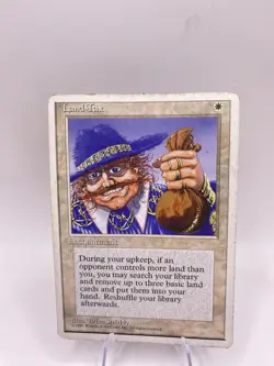 Land Tax 4th Edition Magic The Gathering 1995 4 Card Play set - Image 5