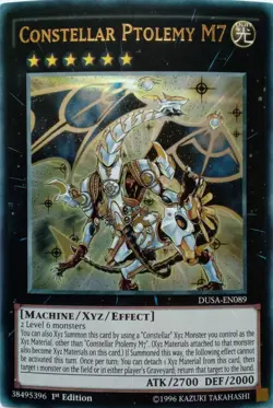 DUSA-EN089 CONSTELLAR PTOLEMY M7 ULTRA RARE 1ST EDITION YuGiOh CARD - Image 1