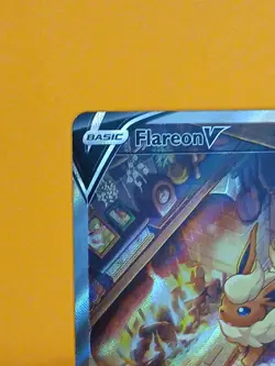 Pokemon Sword & Shield Flareon V Promo Card SWSH 180 Collection Box - Image 3
