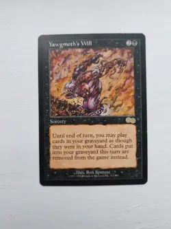 MTG [Magic the Gathering] Yawgmoth’s Will Urza's Saga LP/Excellent [Commander] - Image 1