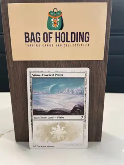 Snow-Covered Plains - White Boarder - Mystery Booster 2 - Magic - MTG - NM - - Image 1